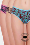 Rosaline Pure Cotton Full Coverage Slim Elastic Brief (Pack of 3)- Scribble Print — thumbnail 1